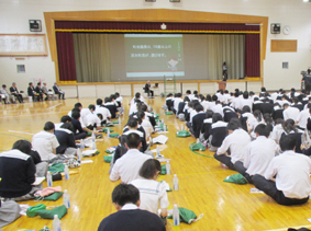 茂木高校での出前講座「ゆずも学」