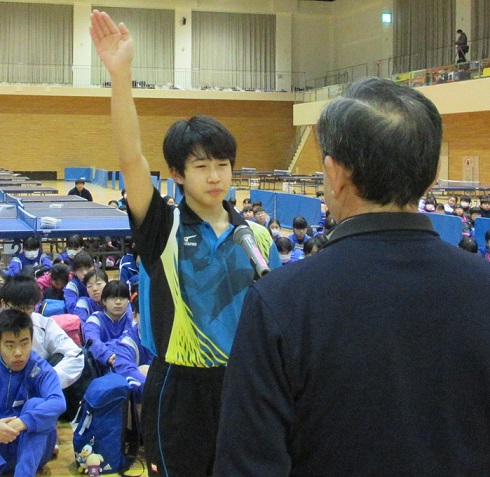 選手宣誓 茂木中学校 関 叶夢 選手