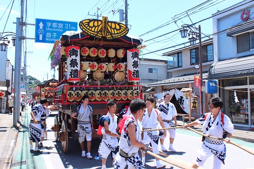 二年ぶりの山車巡行