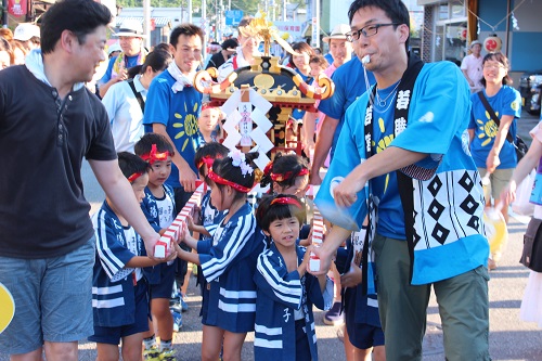 今年も立派な子どもみこし