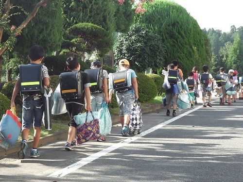 今日から2学期