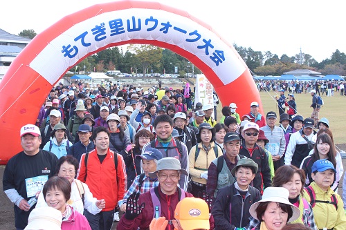 昨年度の里山ウォーク大会の様子