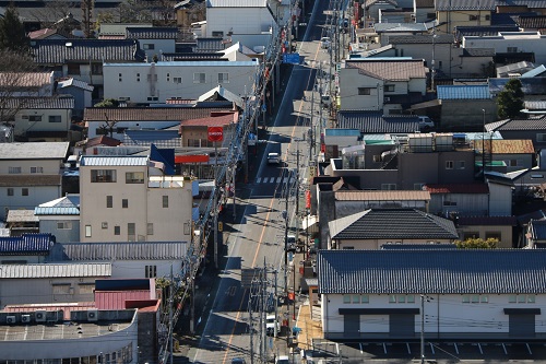 交通量も少ない日中