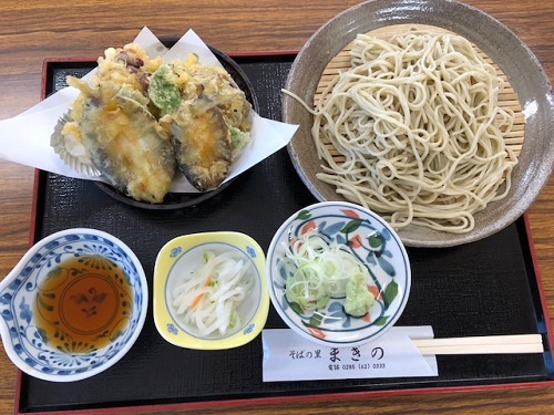 鮎天そば
