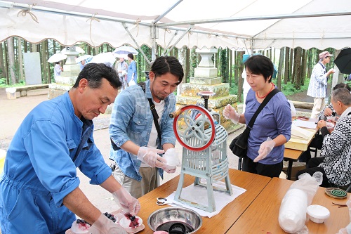 おいしいかき氷をどうぞ♪
