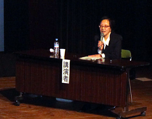 川をきれいにする女性の会の島崎節子会長