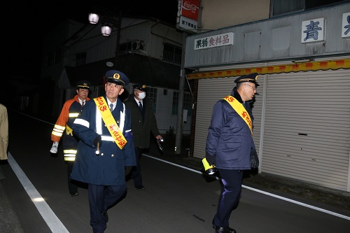 軒下に可燃物が無いかなども見て回った