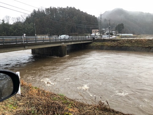 那珂川と逆川の合流近く