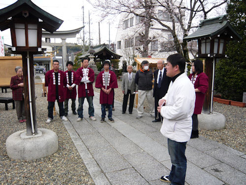 八雲神社の小堀宮司も被災者の方々を心配しています