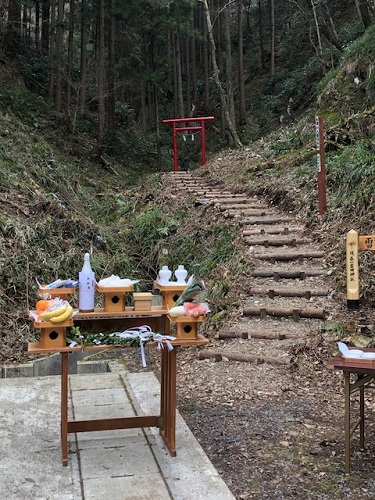 雷神神社の鳥居