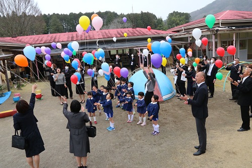 中川保育園閉園式