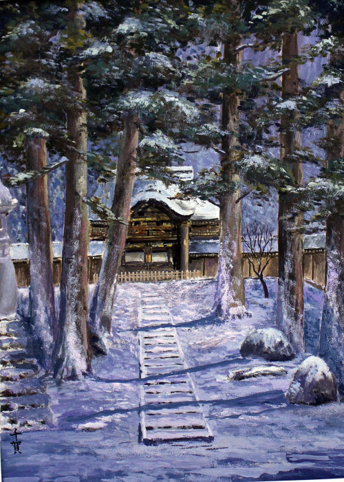 雪の永平寺