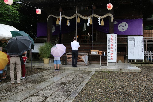 念入りに神様へお願いしました