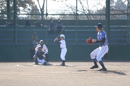 学童野球チームと真剣勝負