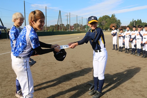 学童野球チームからの挑戦状