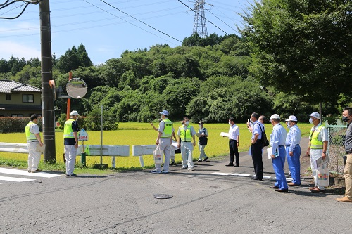 スクールバス停も確認