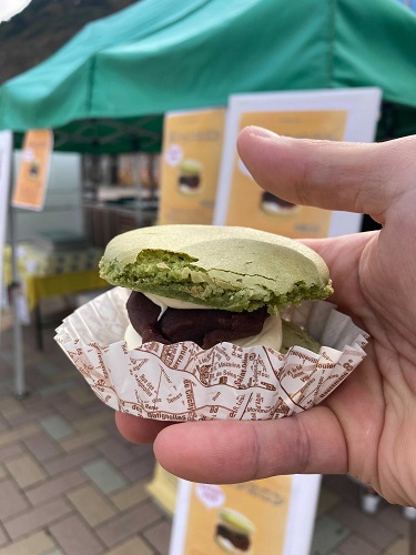 新しい和菓子「和トゥンカロン」