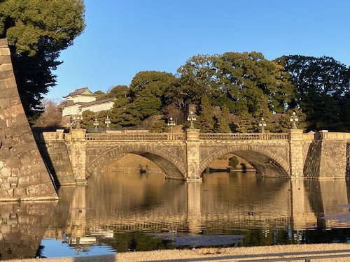 二重橋と宮城(きゅうじょう)