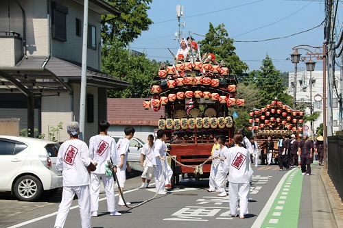 山車巡行(御嶽神社)