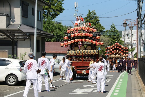 山車巡行（御嶽神社）