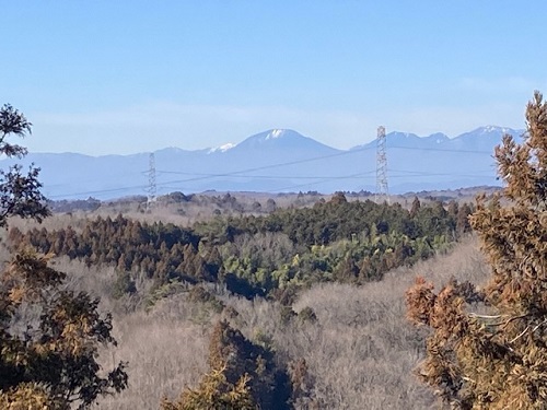 城山から望む日光連山