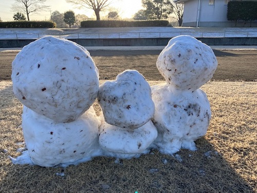 すきだっぺ雪だるま