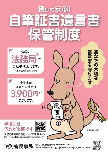 自筆証書遺言書保管制度1