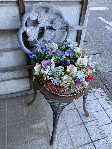 5か月前に作られた寄せ植え