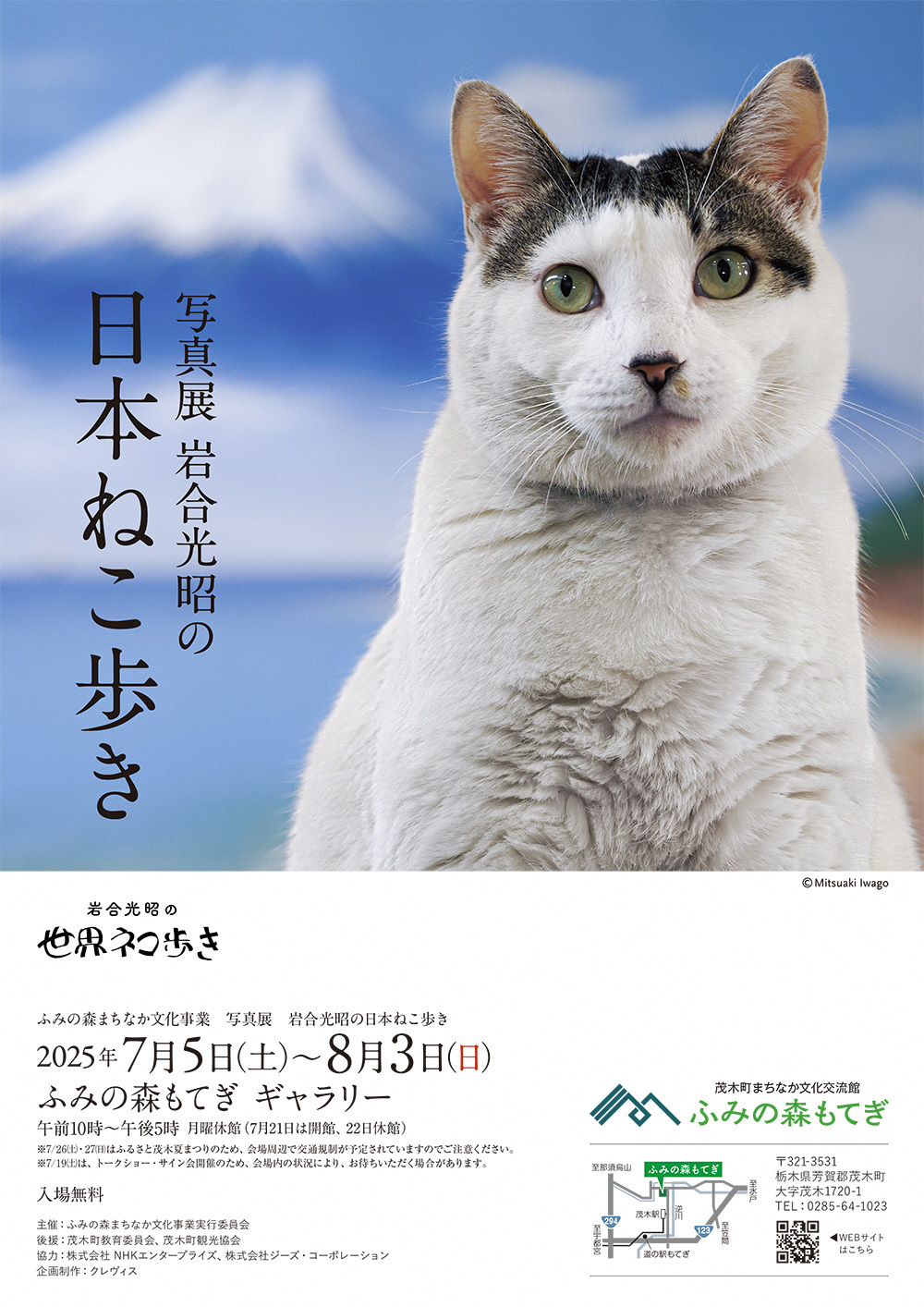 岩合光昭写真展チラシ表