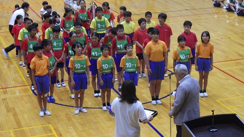 目標に向かって頑張った児童の皆さん
