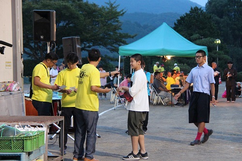 深沢夏まつり恒例のビンゴ大会
