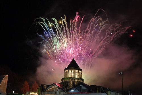 再チャレンジ花火は大成功