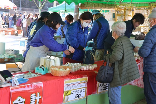 縁起物の「大寒たまご」は今年も大人気