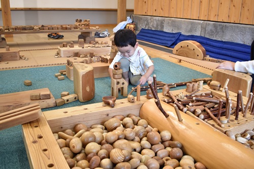 「木あそびコーナー」次回は9月20日(日)~23日(水・祝)にオープンします