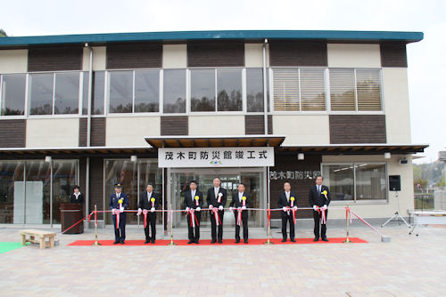 おもてなし情報館の横に、防災館がオープンしました