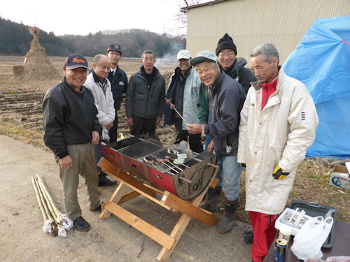 どんど焼きより酒の肴