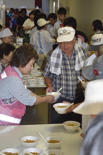 炊き出し訓練