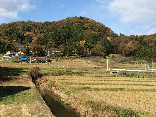 典型的な里山風景