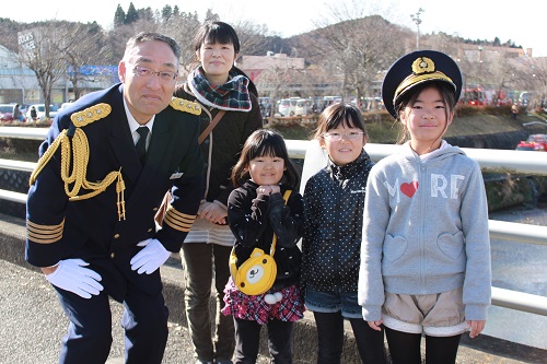 見学に来ていたご家族と