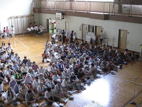 避難状況(須藤小学校)