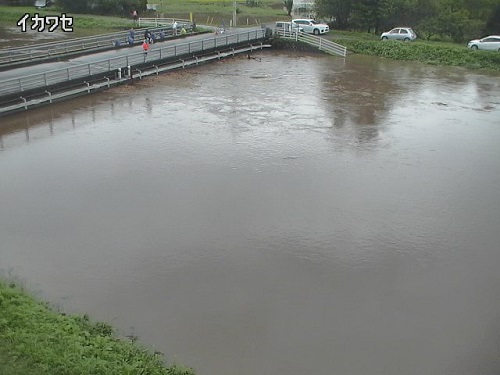 [9月10日]　逆川（伊川勢橋）の様子