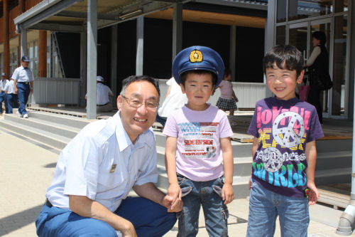 僕たちも、未来の消防団だよ！