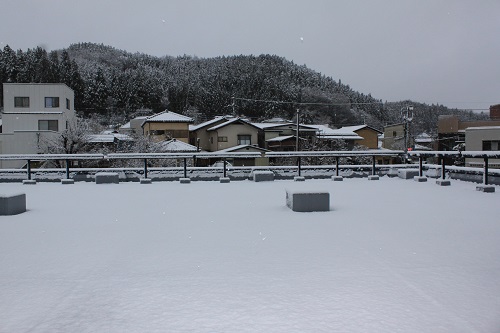 一面の雪景色